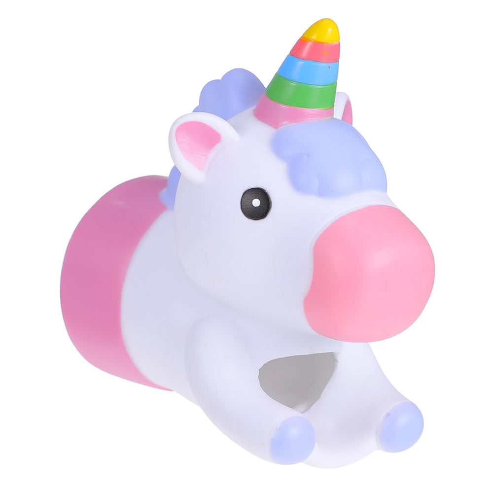 MERRYHAPY unicorn faucet extender on a sink, guiding water for easy toddler handwashing.