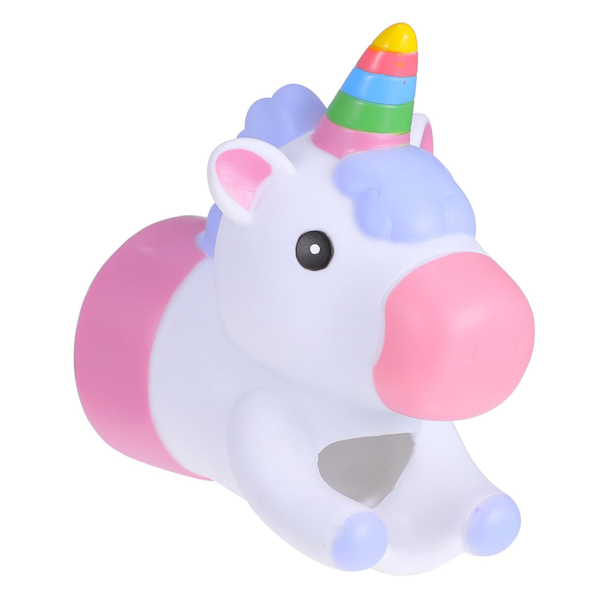 MERRYHAPY unicorn faucet extender on a sink, guiding water for easy toddler handwashing.