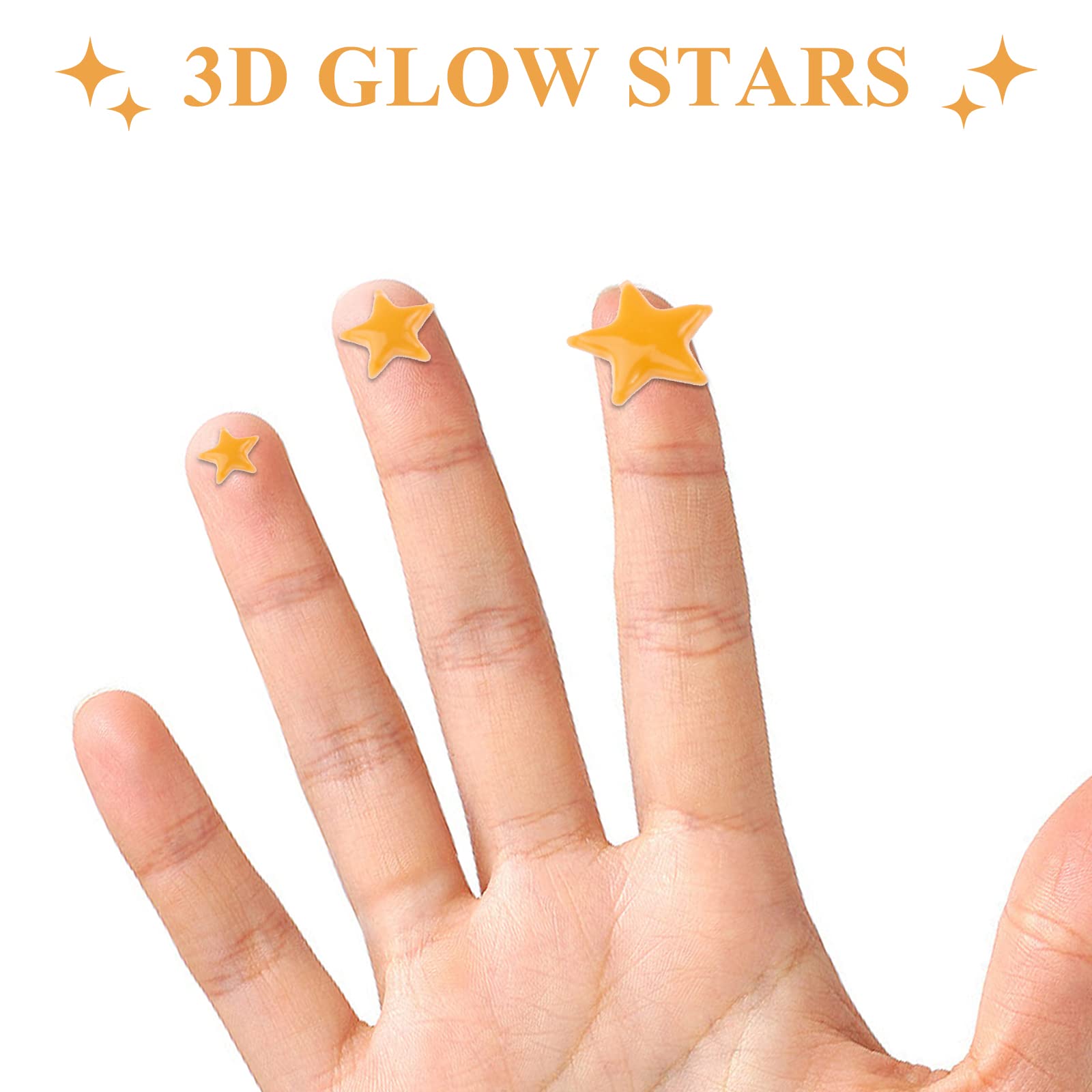 Meschett Glow Stars DIY constellation layout for personalized room design.