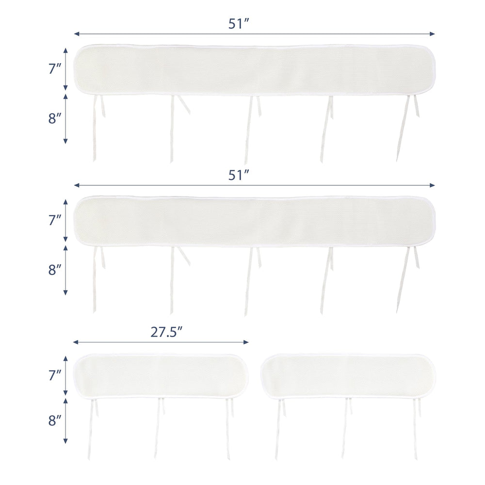 Mesh Coverage Straps easy-care design stays soft after washing.