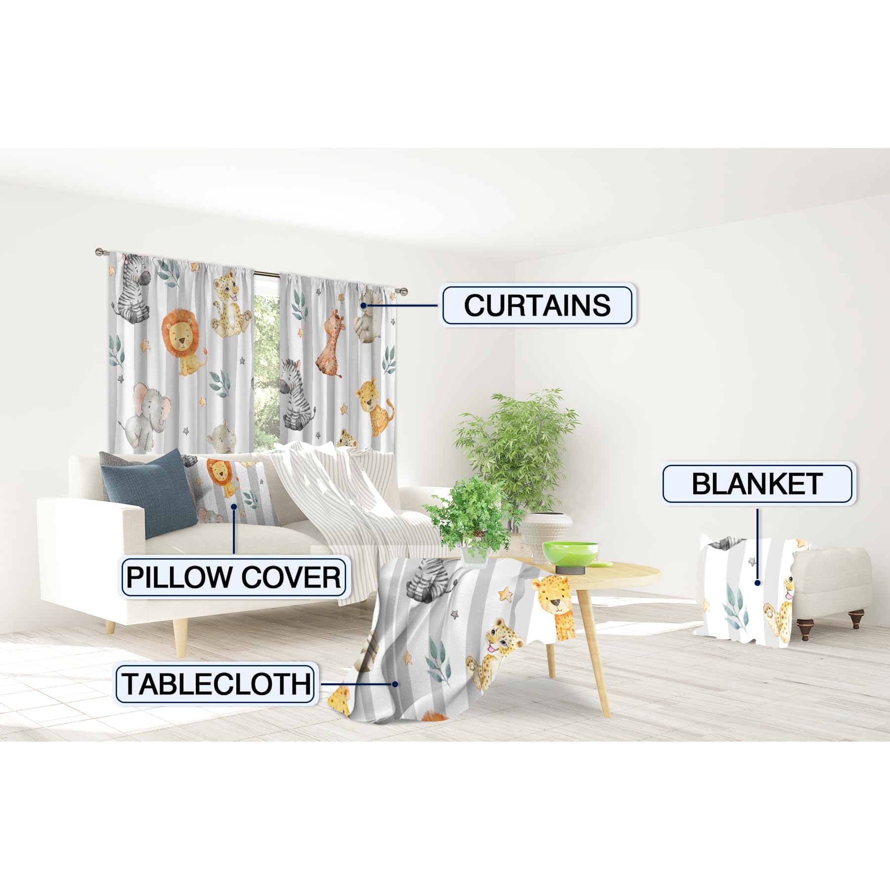 MESHELLY window drapes 42x63 inches provide full coverage and quick room refresh.
