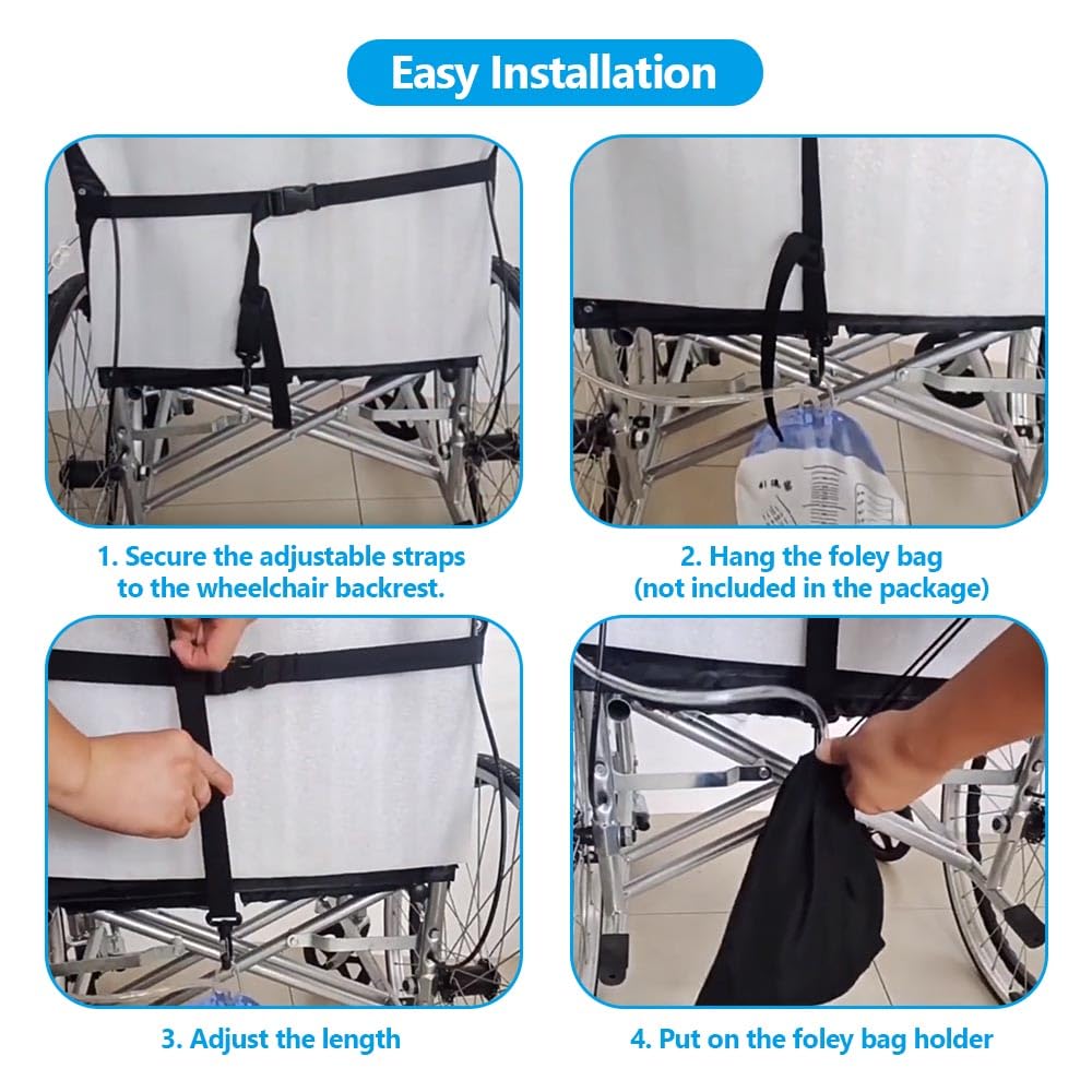 Foldable-friendly design allows the bag to bend when the wheelchair folds without removal.