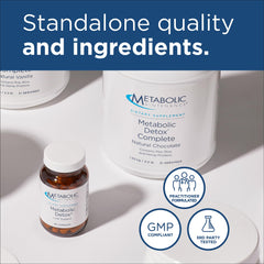 Metabolic Maintenance Little One packaging in an amber bottle protecting nutrients from light