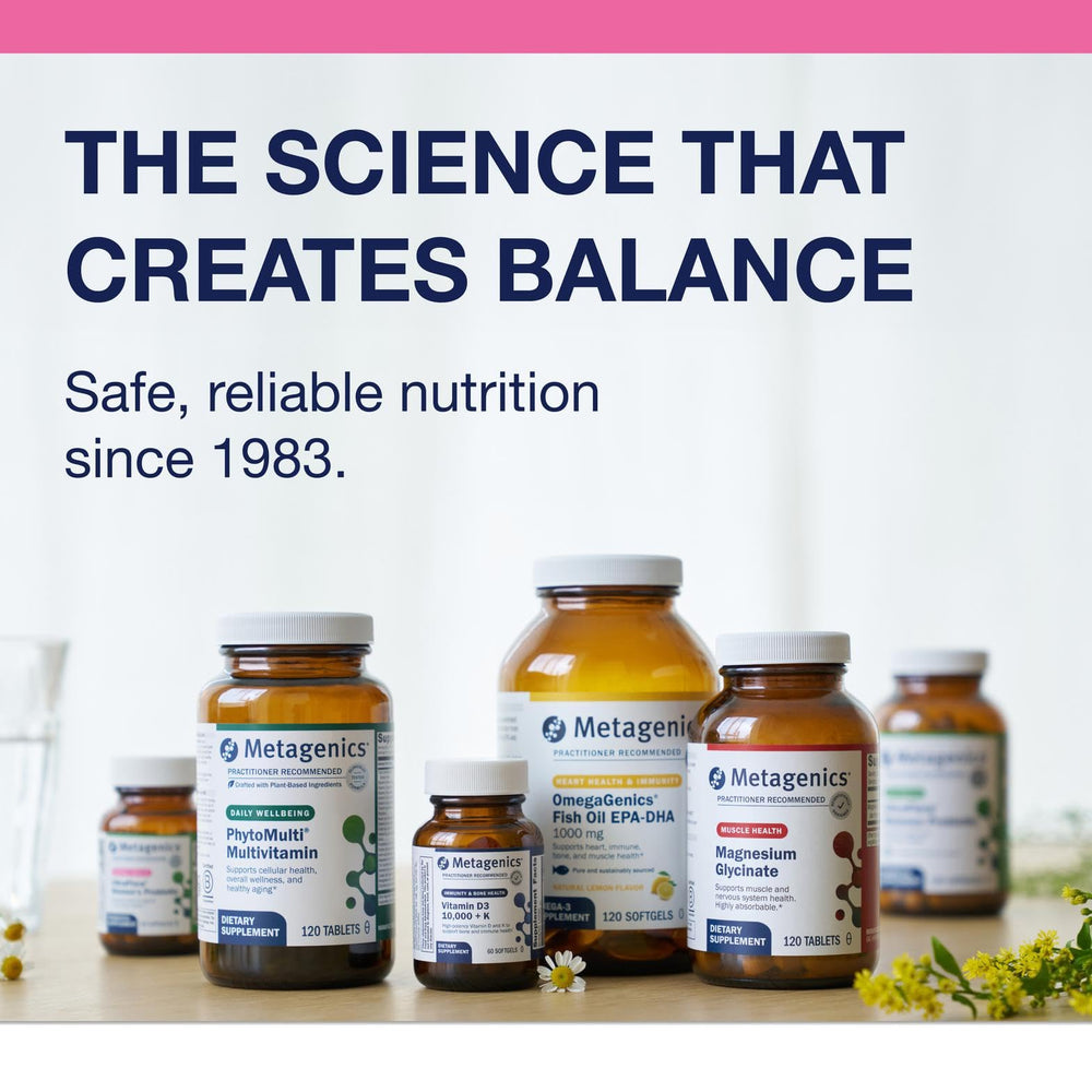 Metagenics Black Cohosh Plus lifestyle scene promoting calmer evenings and mood balance.