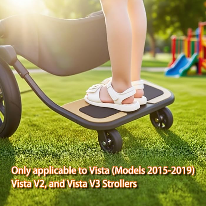 METALBEE Vista V2 compatibility board attaches quickly for family outings.
