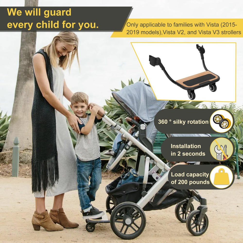 METALBEE Vista V3 compatibility board with smooth setup for trips with kids.