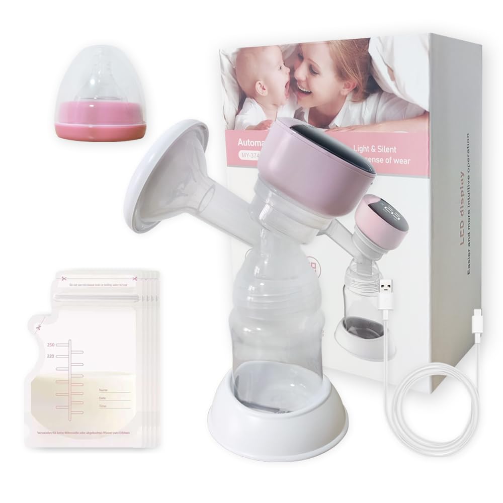 Metanthou electric breast pump with LED display for easy operation and precise control during pumping