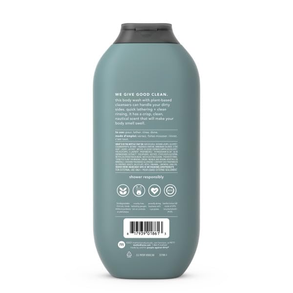 Method Sea + Surf Men's 2-in-1 shampoo bottle for easy cleansing and conditioning