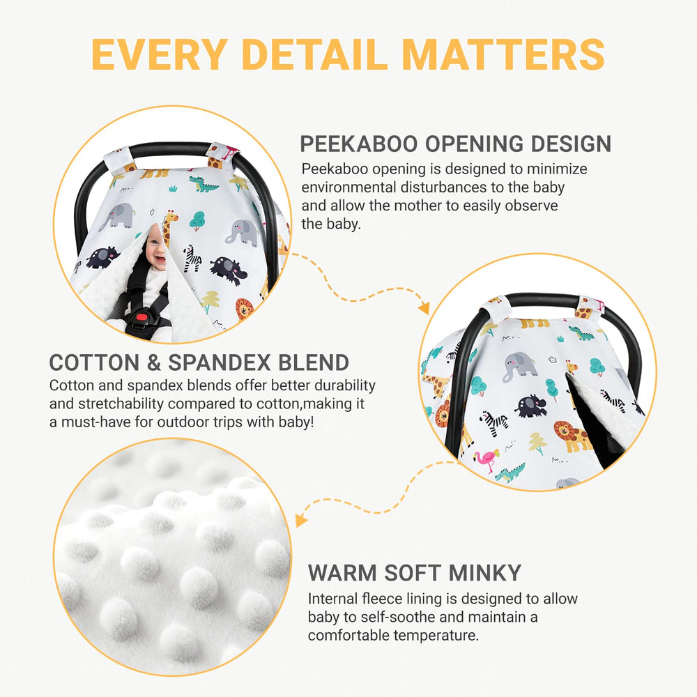 Metplus car seat cover with 360° protection against sun, wind, and onlookers