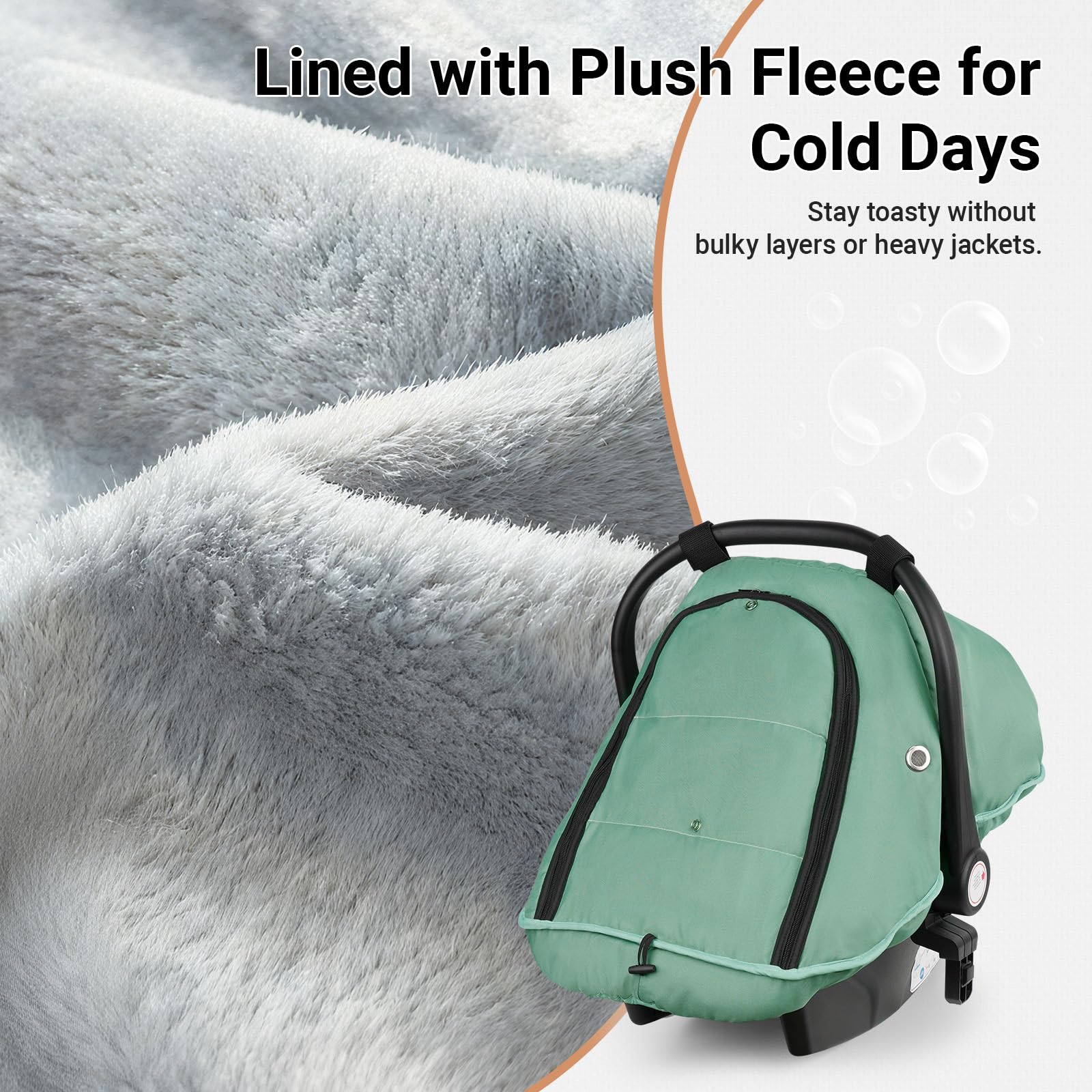 Metplus front panel unzips or rolls up for ventilation