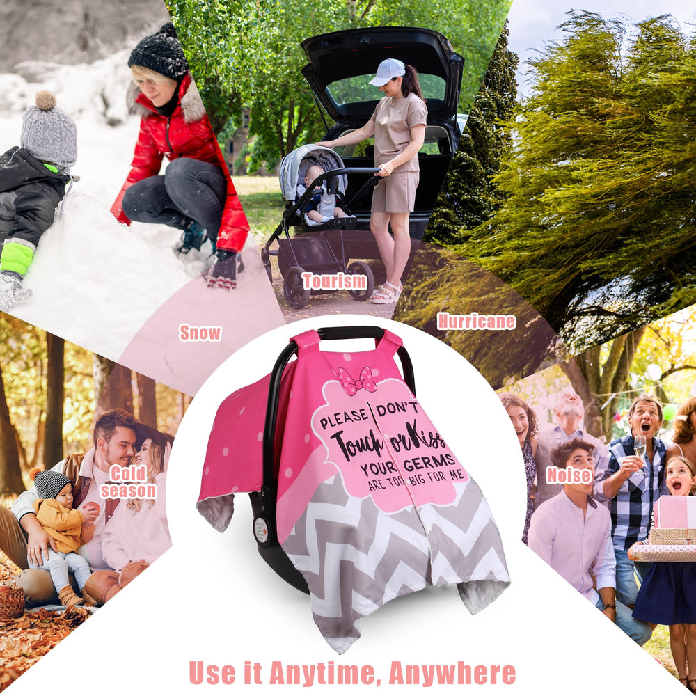 Metplus versatile cover doubles as nursing cover, stroller cover, or blanket.