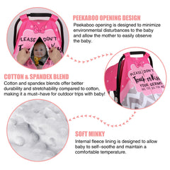 Metplus soft Minky lining enhances baby comfort during naps.