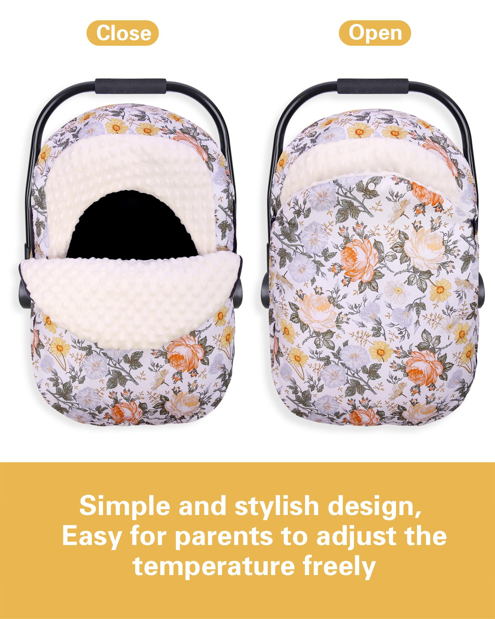 Metplus temperature-control design closes the collar to block cold air, then opens for airflow.