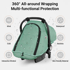 Metplus car seat cover windproof outer shell for outdoors