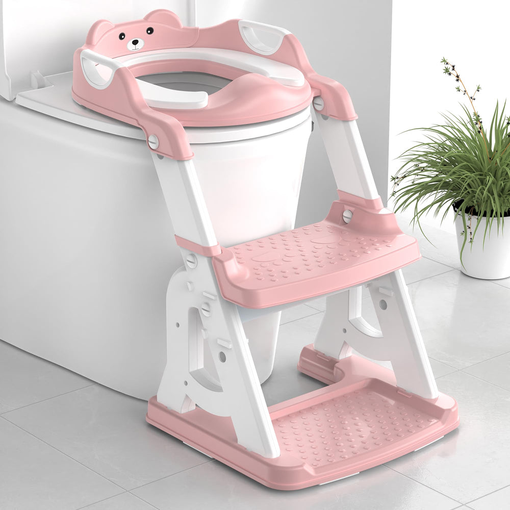MeuLife Potty Seat pink with dual safety structure for stable toddler training.