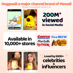 Mewaii Huggwaii capybara night light tap enables easy brightness control