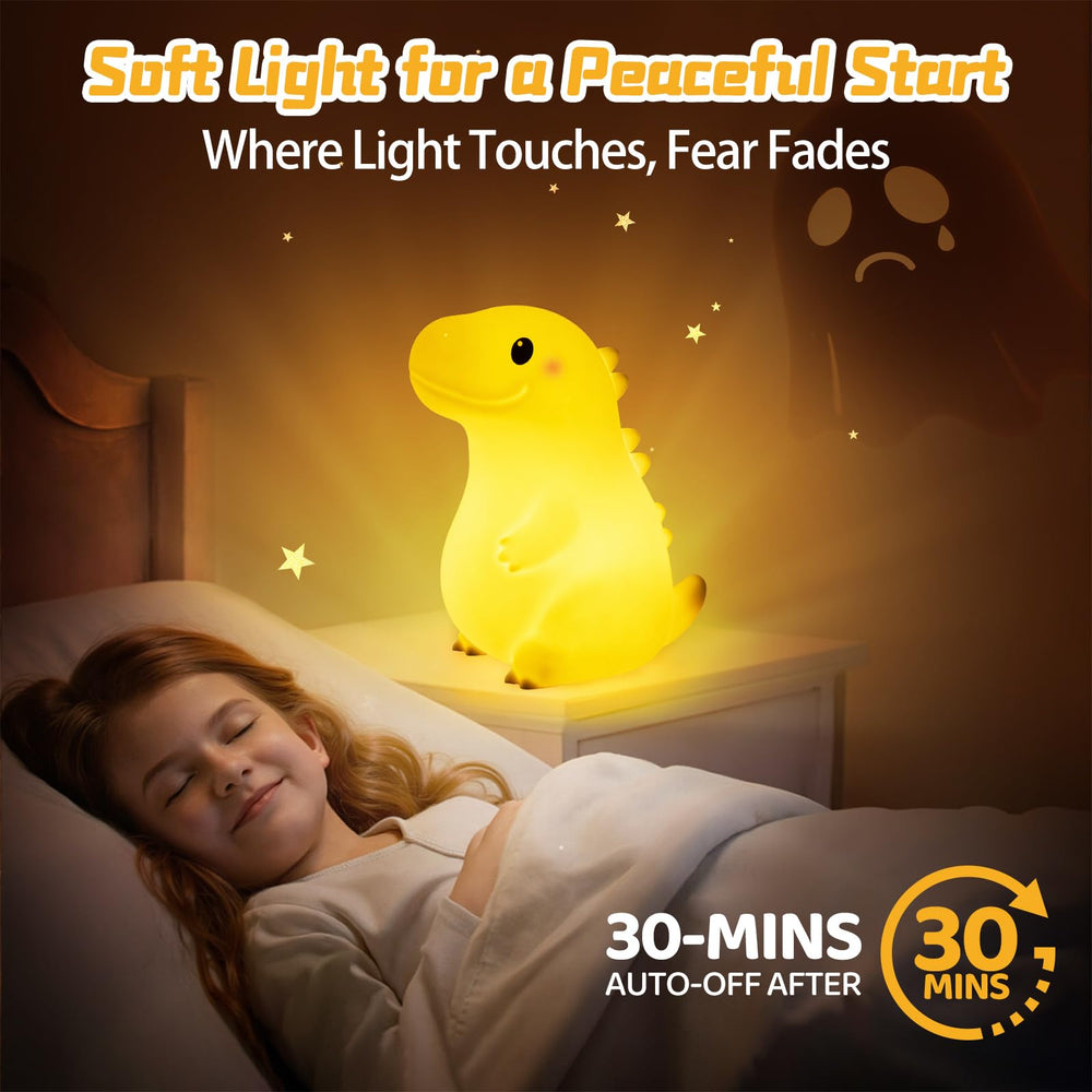 Mewaii USB rechargeable night light runs long on a single charge.