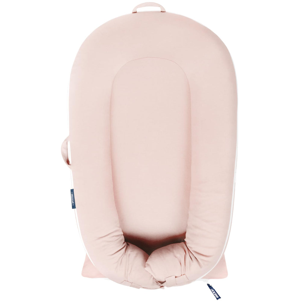 MEXXI organic replacement cover for DockATot Deluxe pink, breathable cotton, hypoallergenic.
