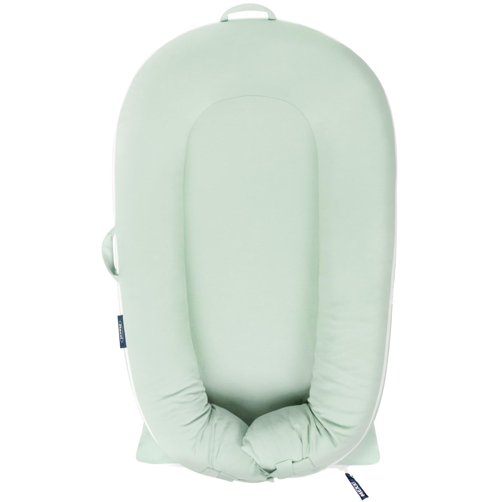 MEXXI organic replacement cover Pistacho Green close-up fabric texture for breathable comfort