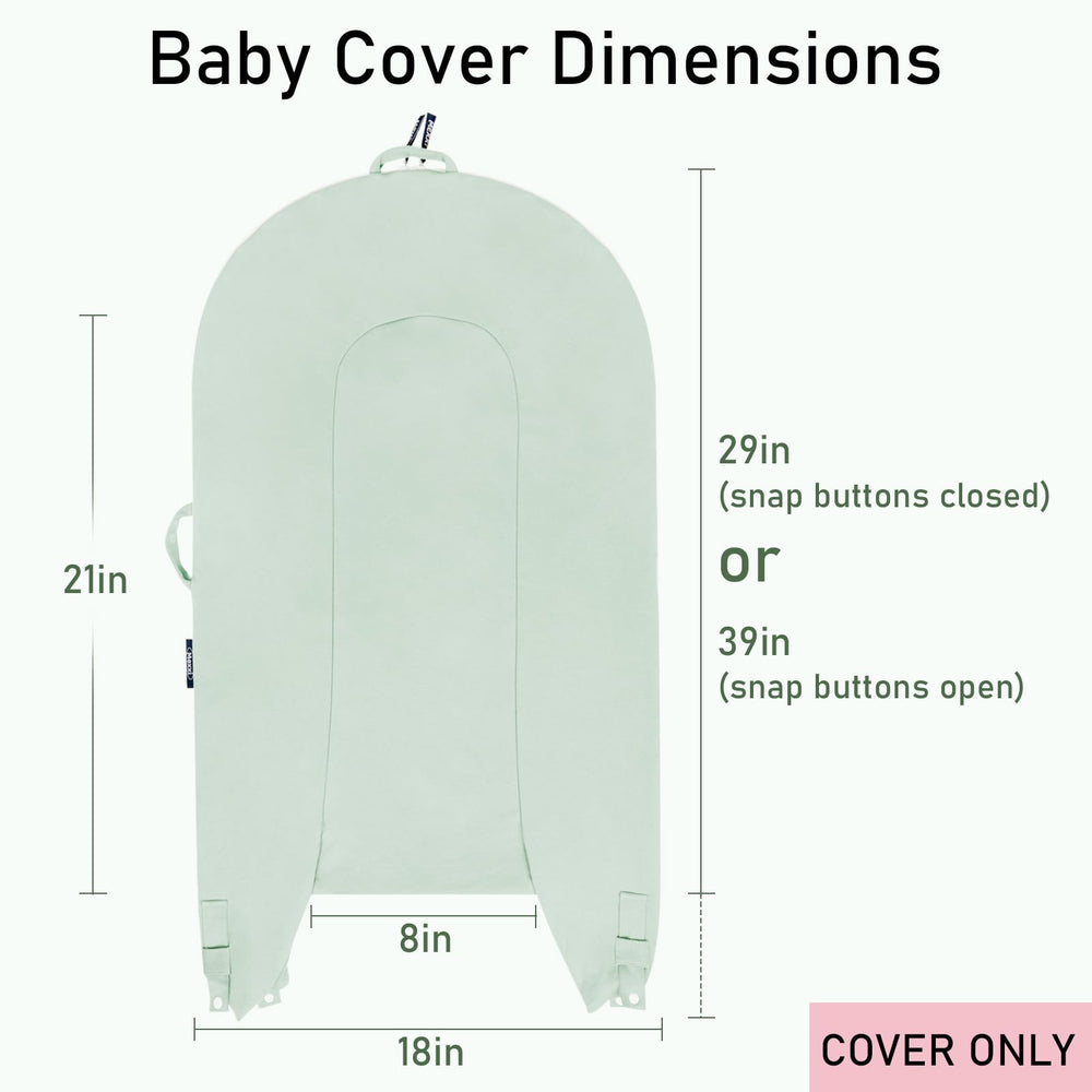 MEXXI organic replacement cover Pistacho Green fits Dockatot Deluxe securely