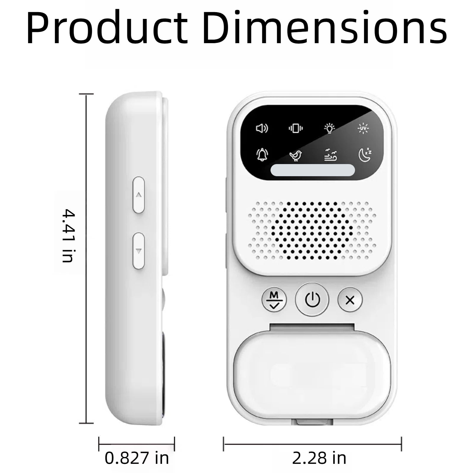 Mezdebtic USB-C charging base for cord-free power on demand.