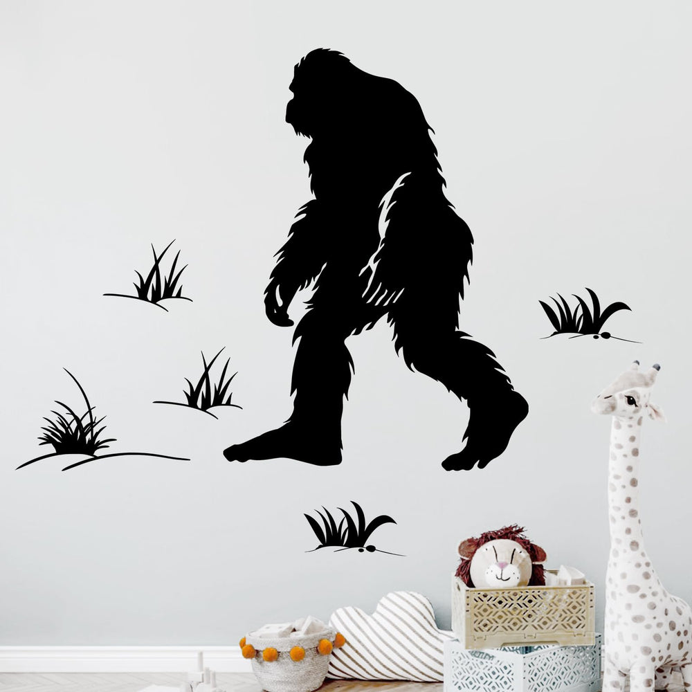 Mfault bigfoot silhouette bedroom decor offers quick, durable styling.