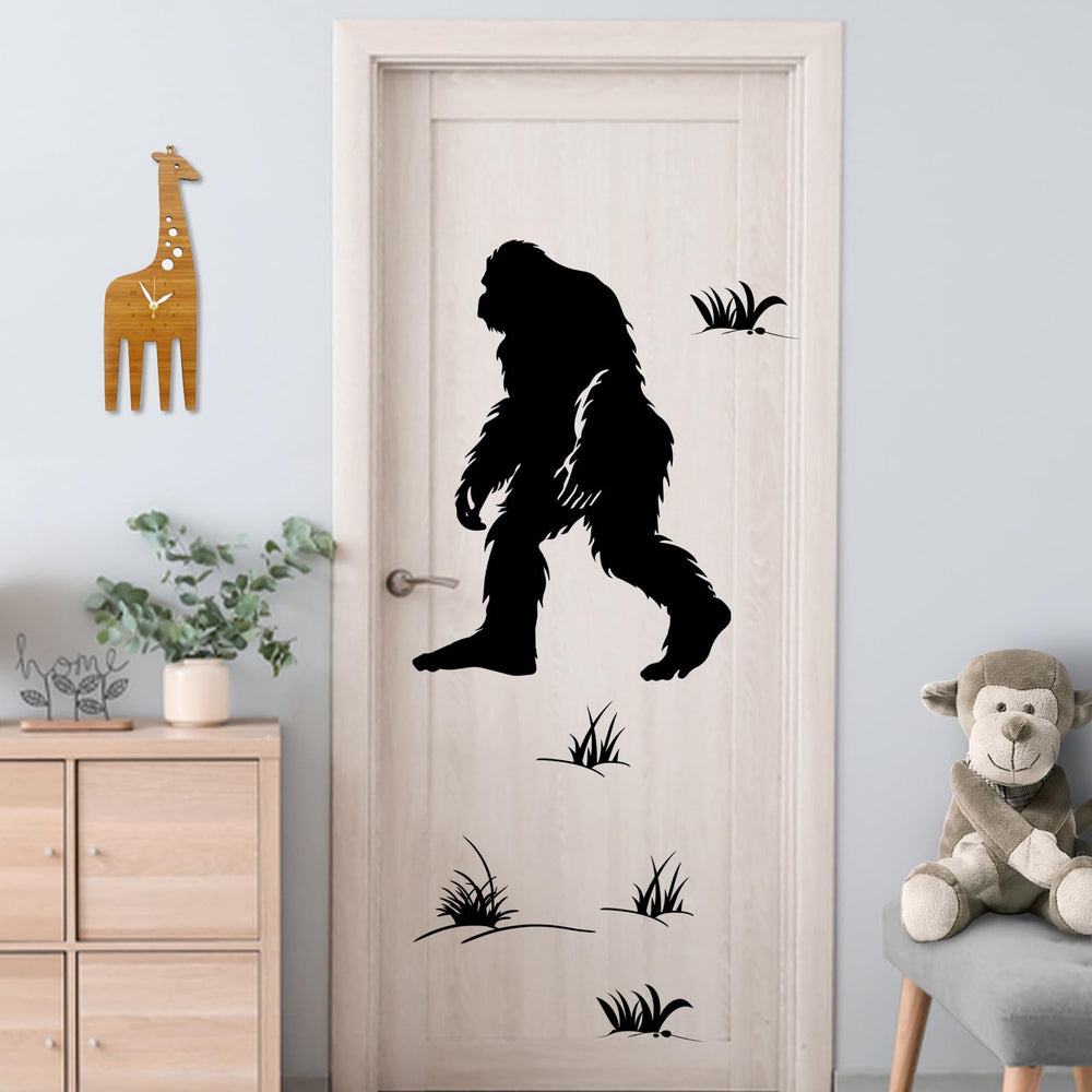 Mfault bigfoot silhouette playroom decor enhances imagination and layout.
