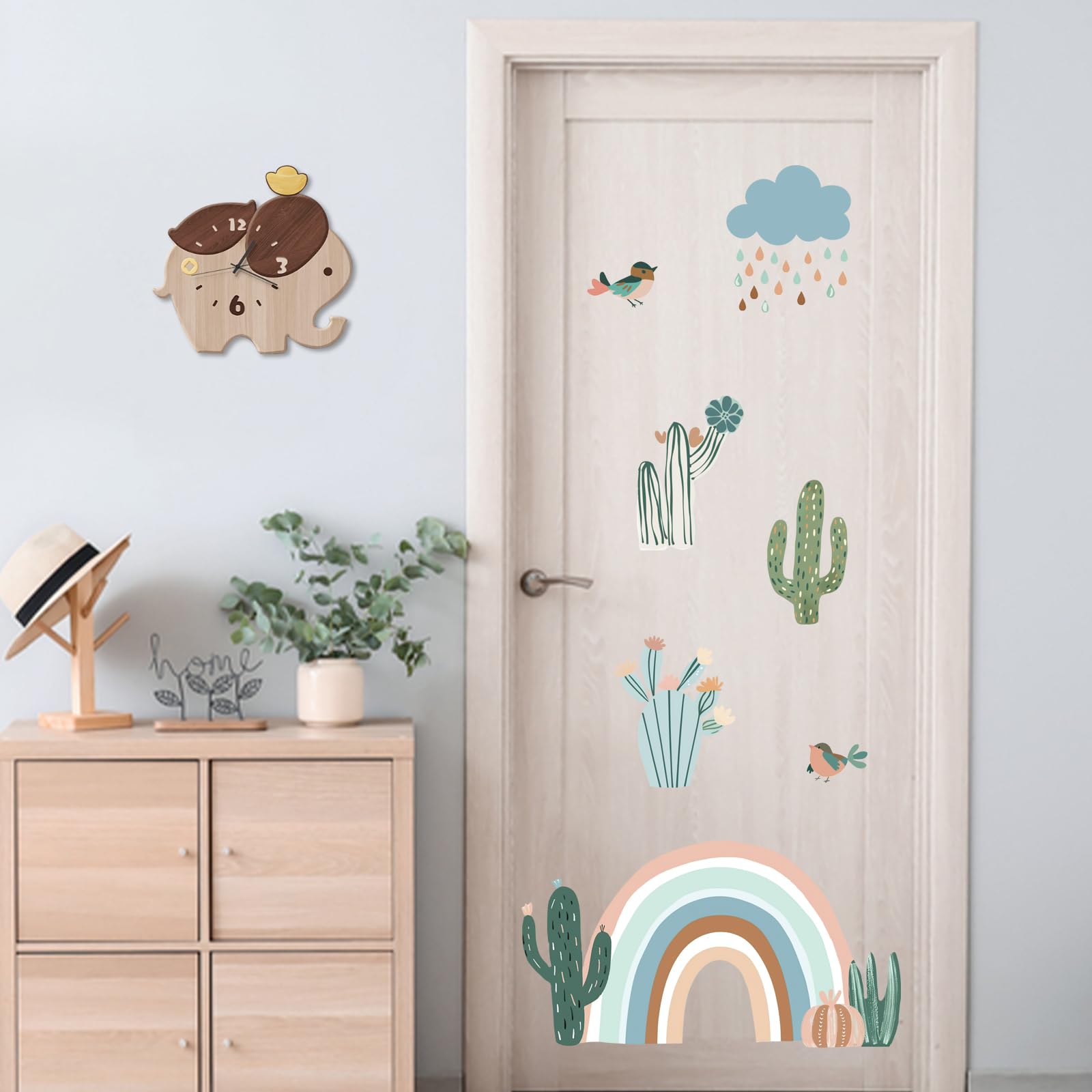 Mfault nursery decor wall art supports easy DIY setup for kid spaces