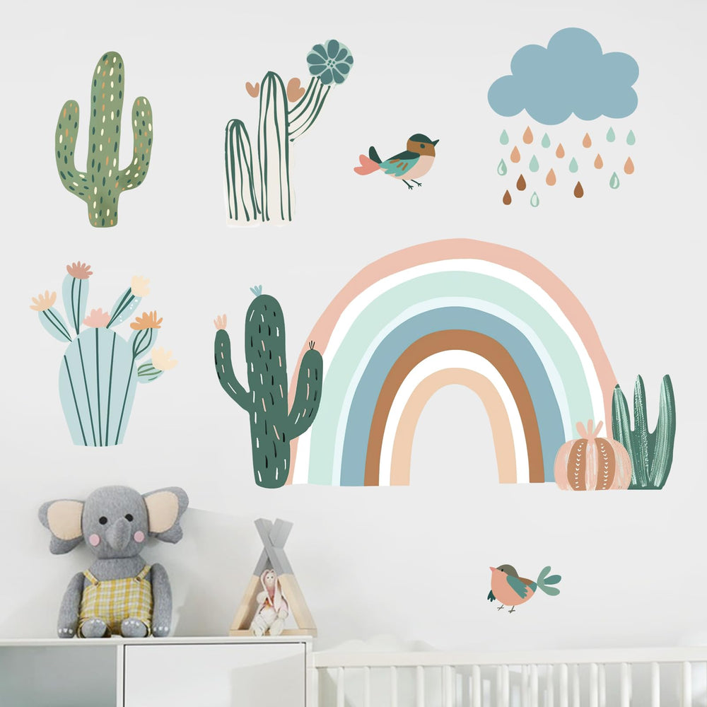 Mfault playroom wall art is easy to apply on clean surfaces