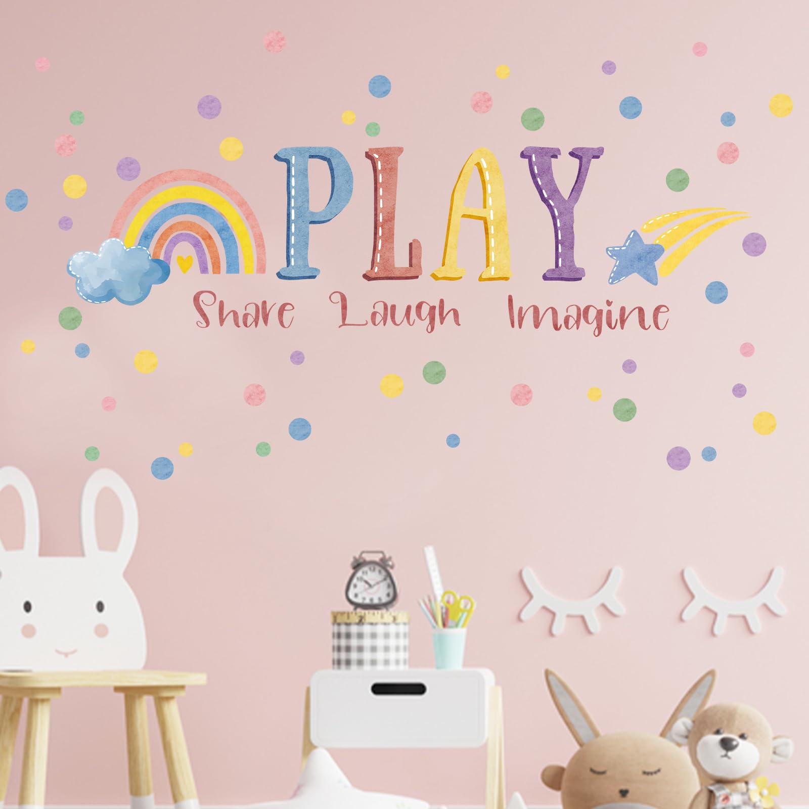 Mfault classroom decoration works on smooth surfaces like paint, glass, and furniture.