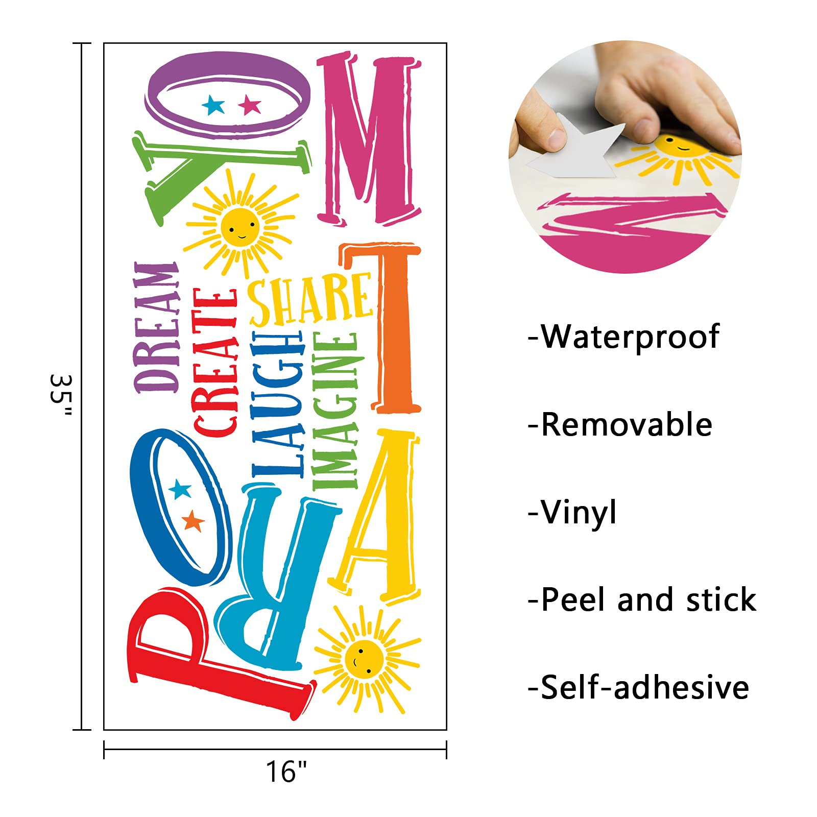 Mfault nursery and classroom wall art in neutral tones for kid spaces.