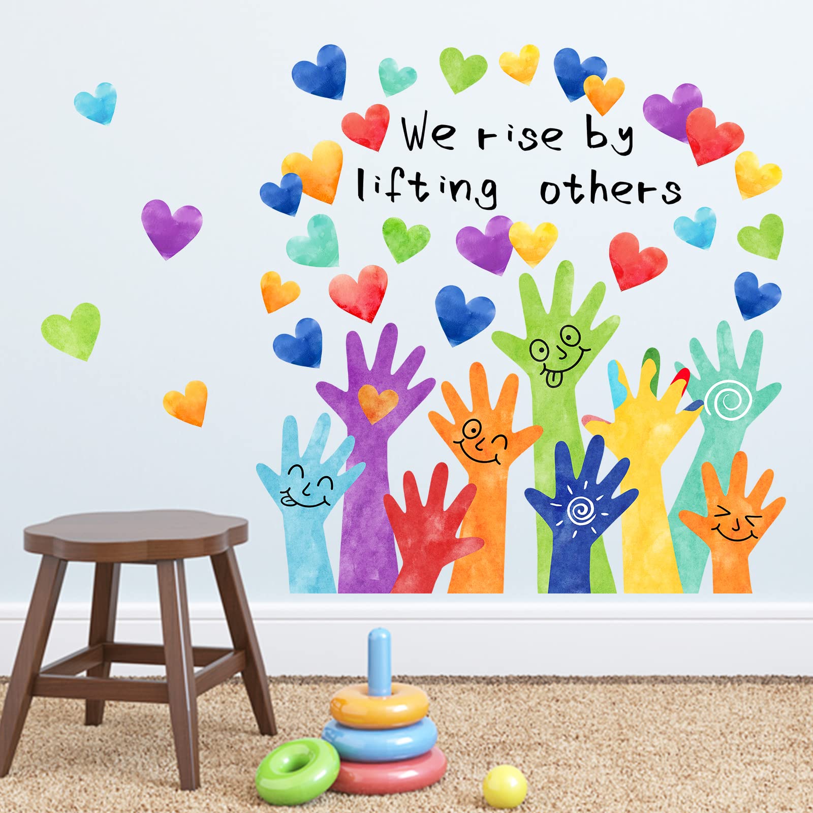Mfault party decor wall stickers brighten colorful kids celebrations