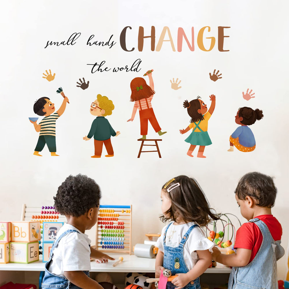 Mfault peel-and-stick decals offer easy, mess-free decorating without tools.