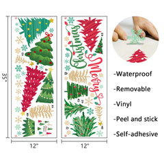 Mfault snowflake wall stickers add bright seasonal charm to any living space