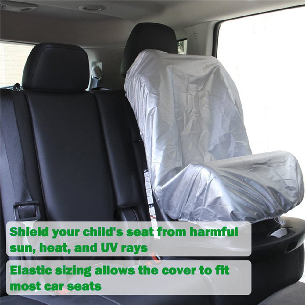 Plus-size MHWGY sun shade stretched across a rear seat for cooler travel.