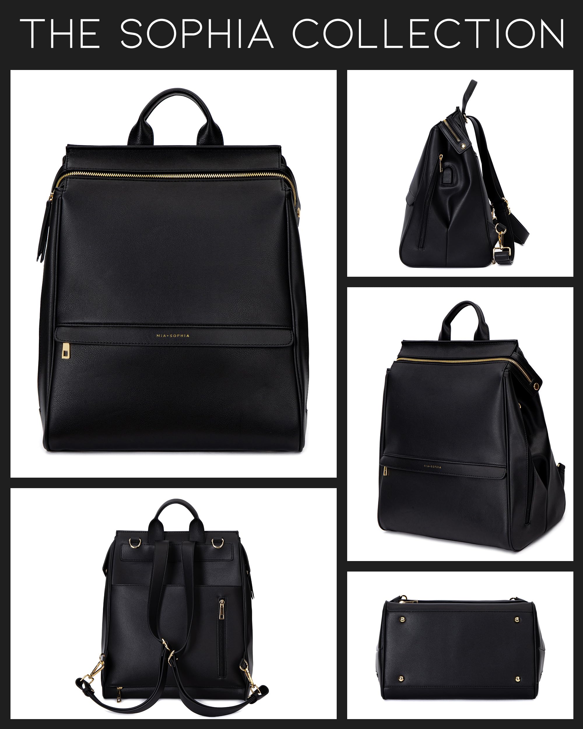 MIA + SOPHIA 15-pocket design for effortless organization.