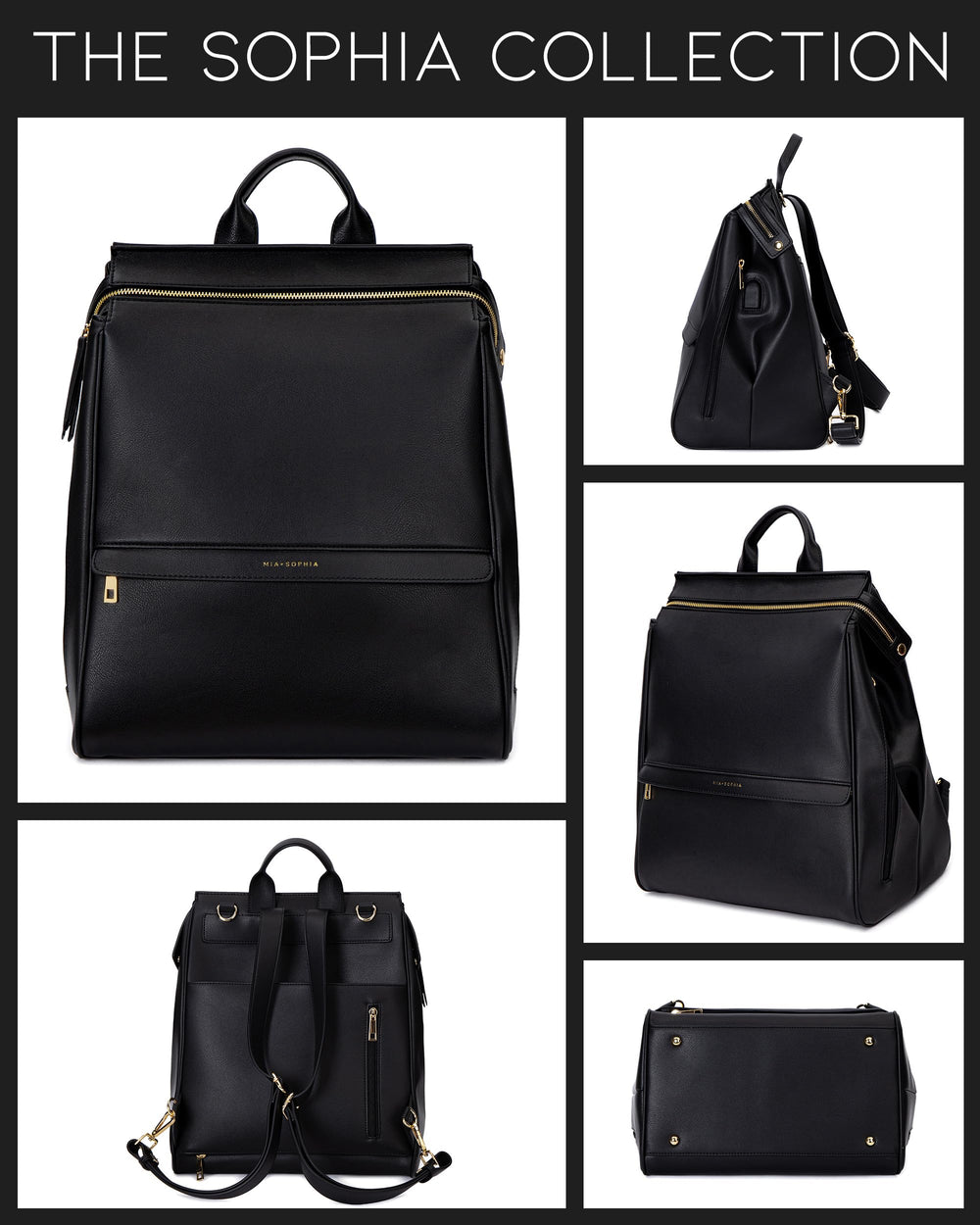 MIA + SOPHIA 15-pocket design for effortless organization.