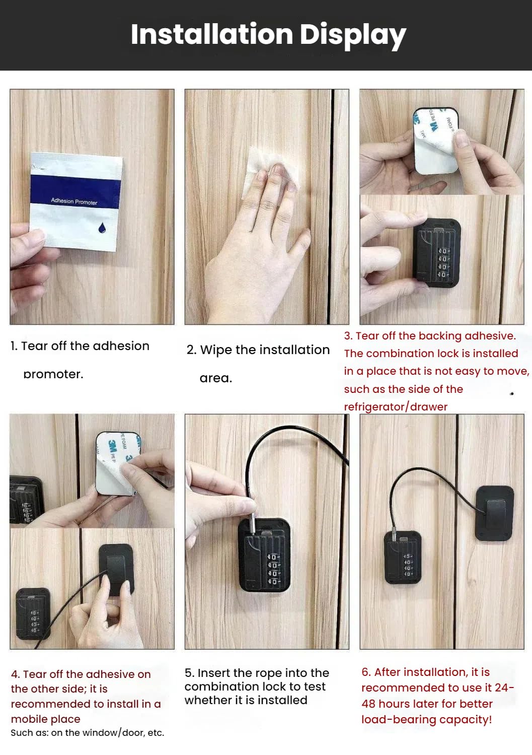 MIAC refrigerator lock multipurpose use across doors, windows, and appliances