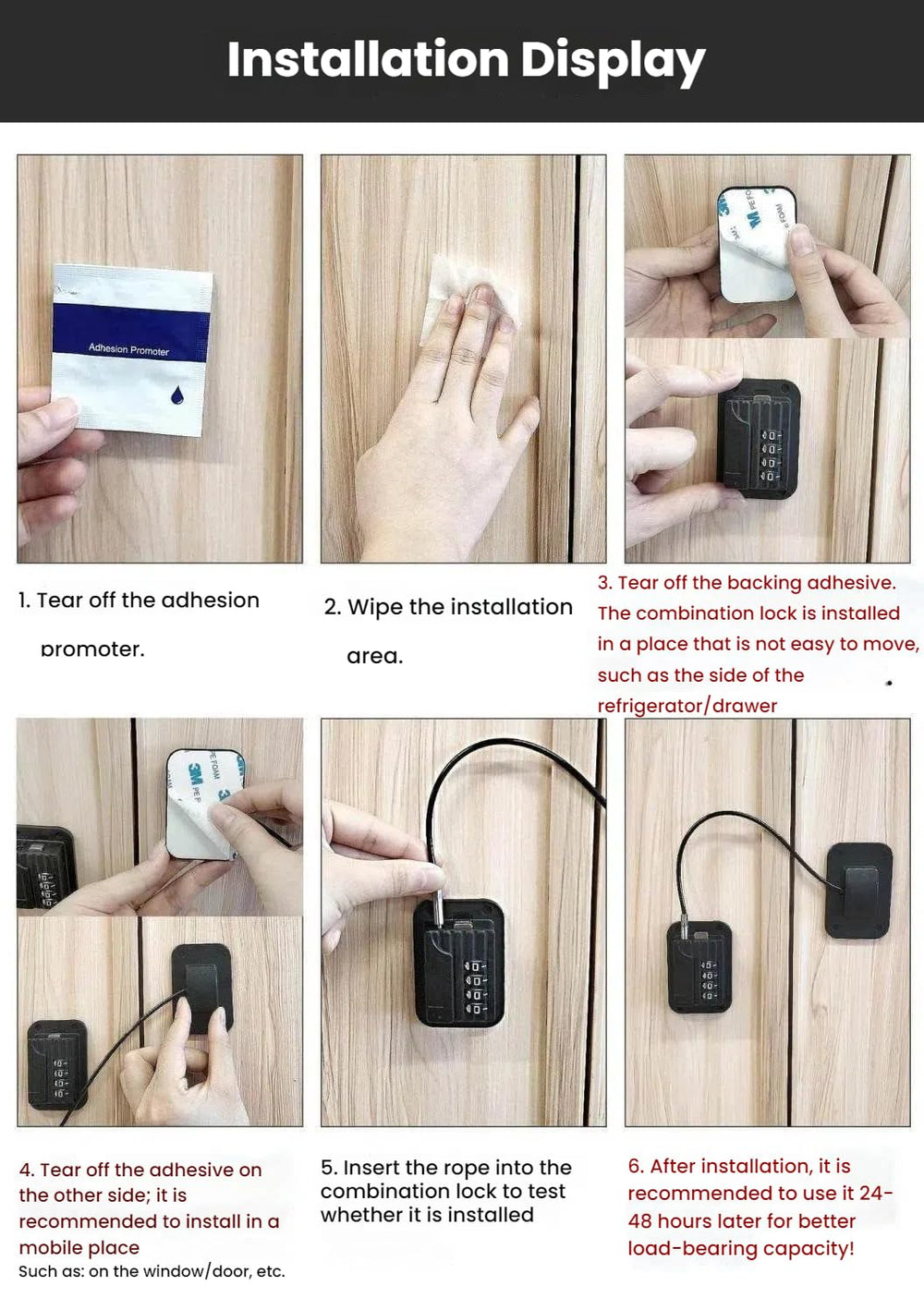 MIAC refrigerator lock multipurpose use across doors, windows, and appliances