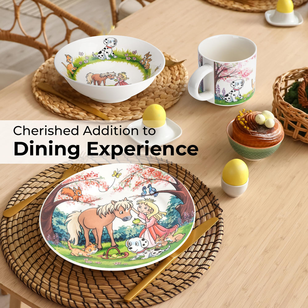 MIAMIO durable ceramic kids dinnerware suitable for daily use