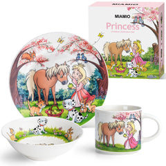 MIAMIO princess plate in porcelain for durable kid-friendly meals