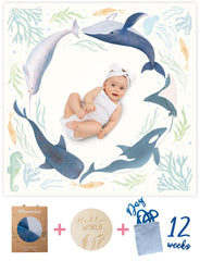 Miaoberry Hello World Sign complements milestones for photo props