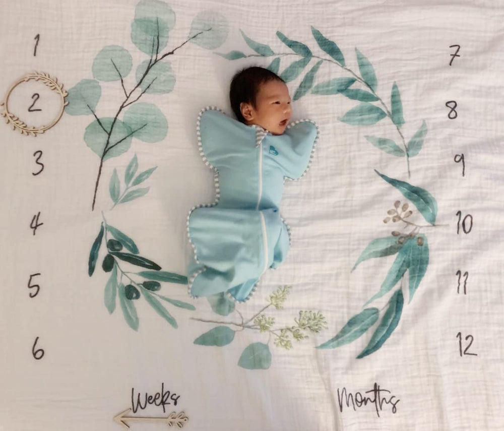 Miaoberry multipurpose baby blanket suitable for swaddling and more