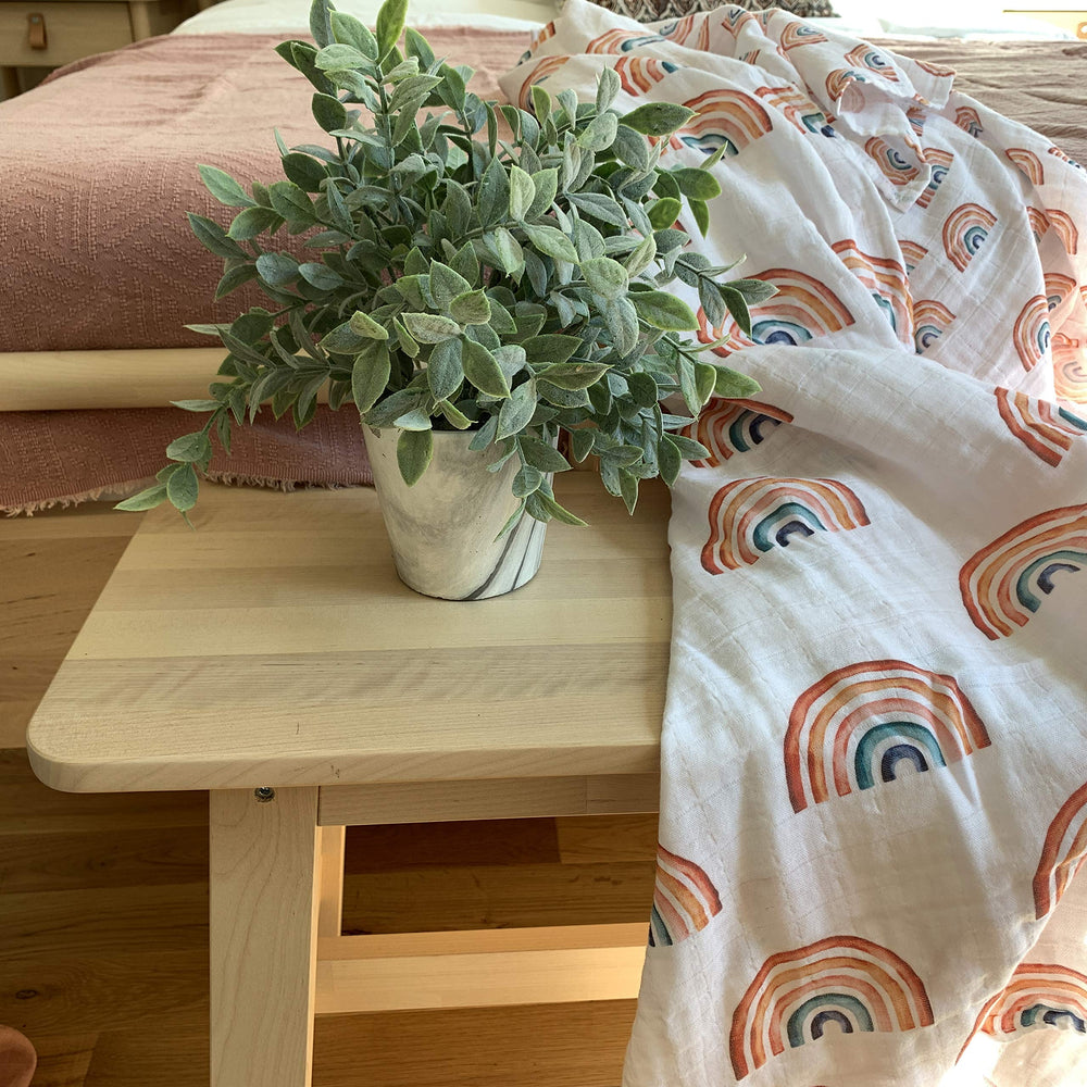 Miaoberry swaddle as photography prop for newborn shoots