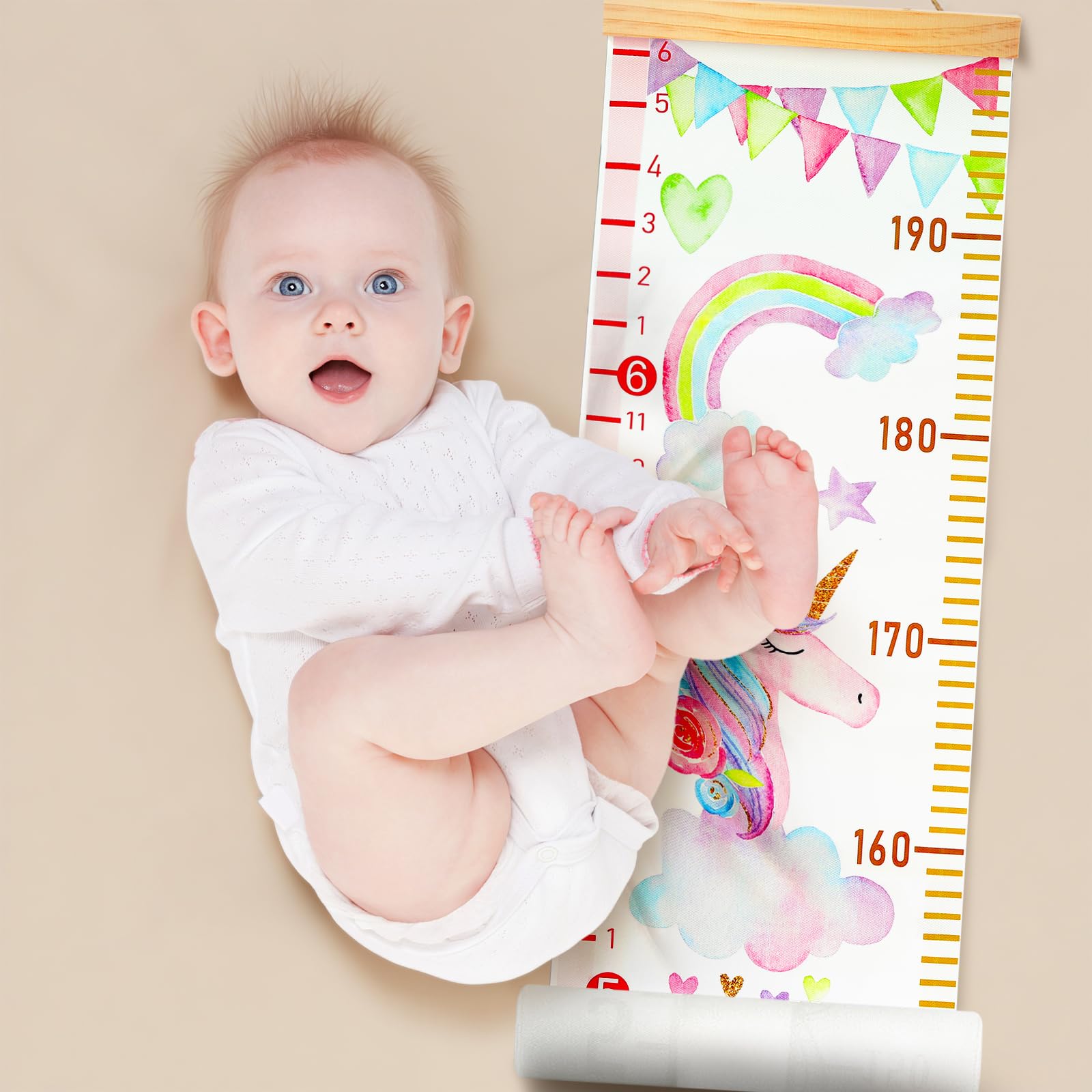 MIBOTE baby growth chart helps visualize milestones in real life.