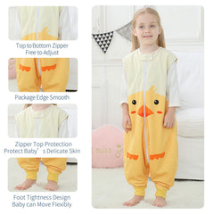 MICHLEY 2-way zipper enables quick diaper changes at night