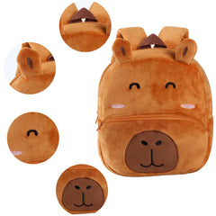 MICHLEY adjustable padded straps and ventilated back panel for comfort.