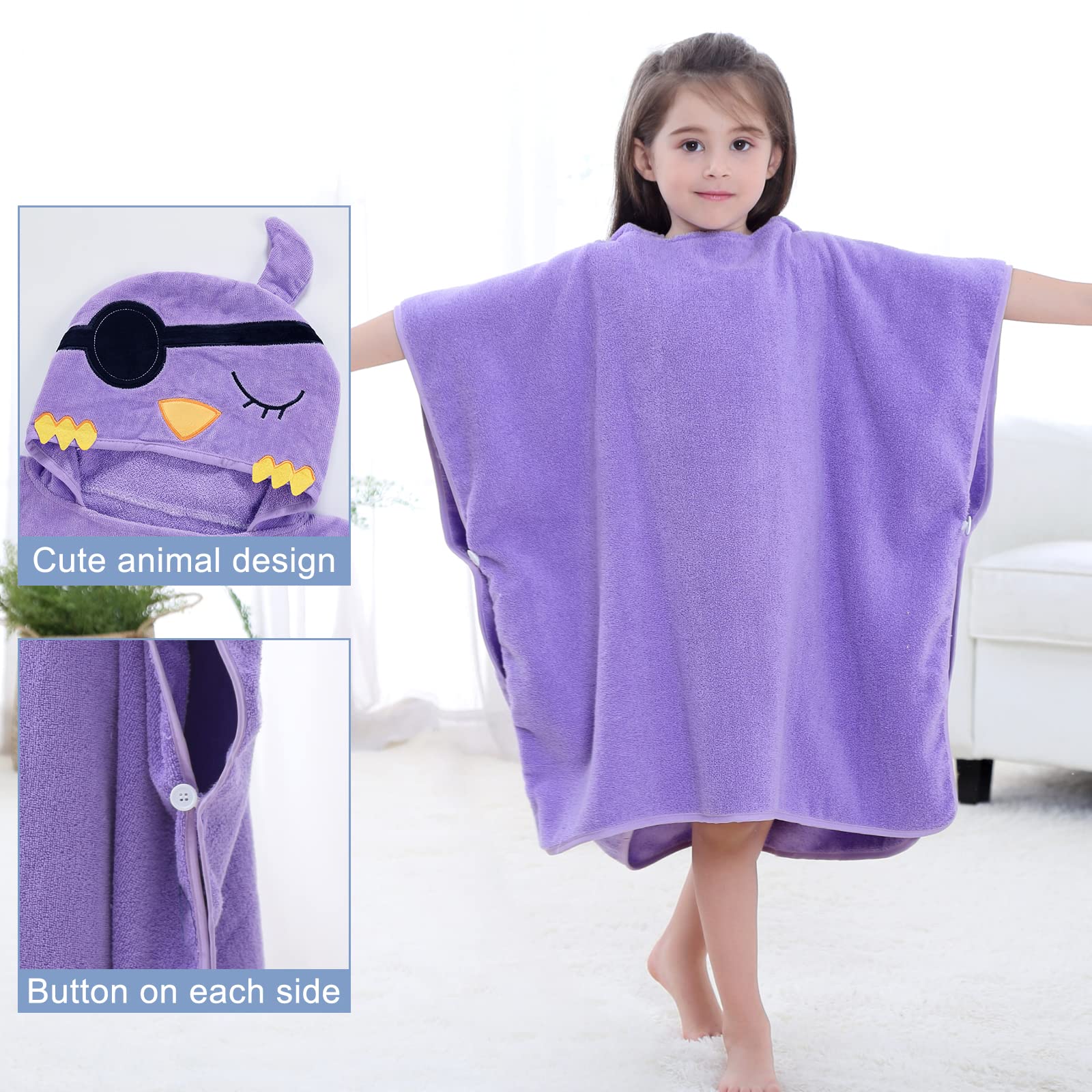 MICHLEY large towel dries quickly and wraps snugly.