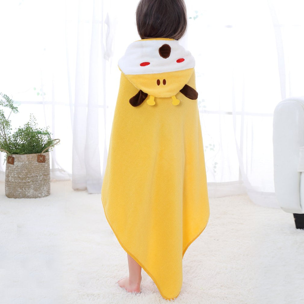 MICHLEY giraffe hooded towel packaged as a gift-ready bath accessory.