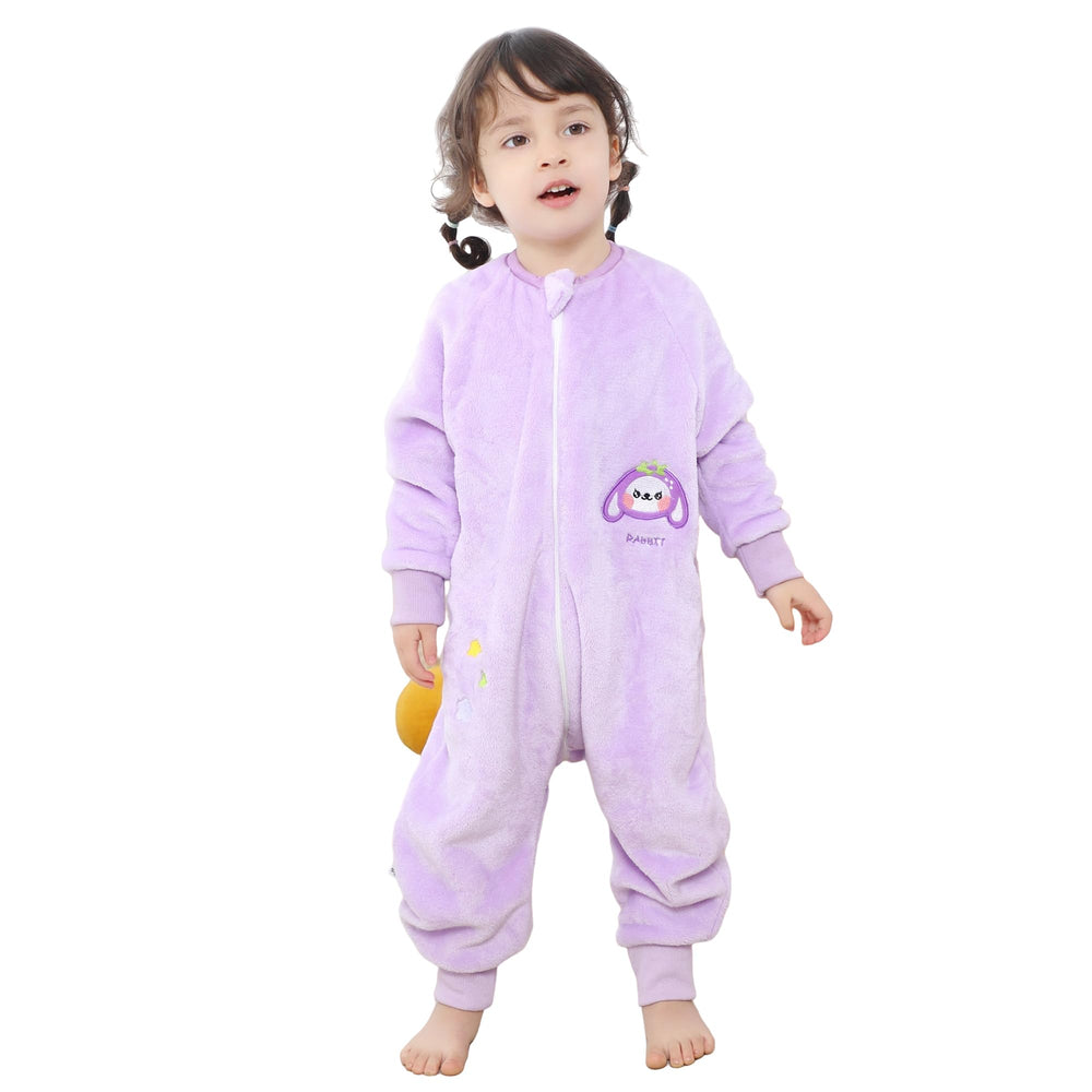 MICHLEY baby sleeping bag with legs, front view for cozy warmth.